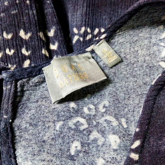 Dual Nature Wide Leg Jumpsuit Cropped Leg Rayon Festival Boho Style Size Small - Picture 7 of 9